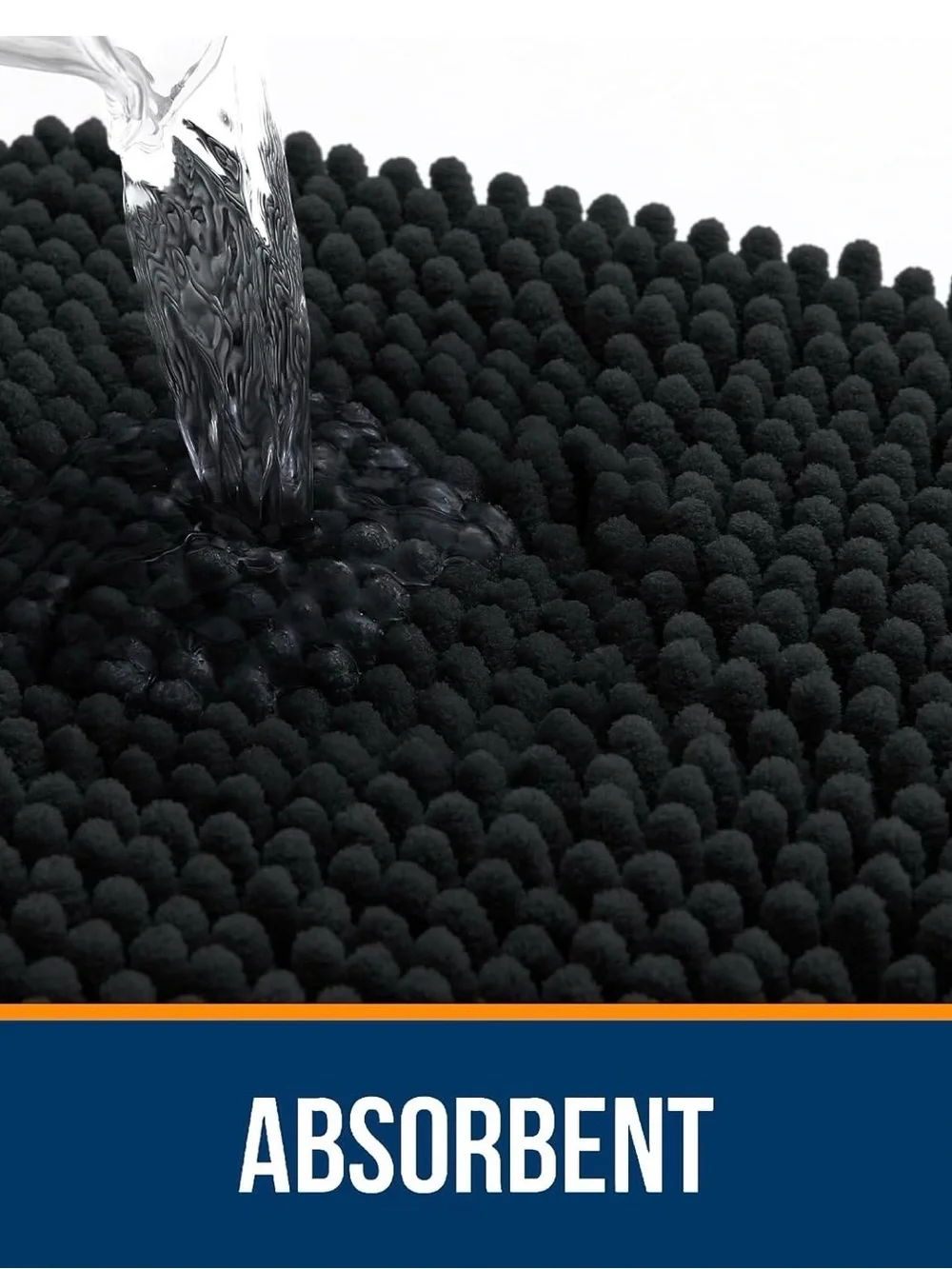 Extra Soft Non-Slip Absorbent Chenille Rug
